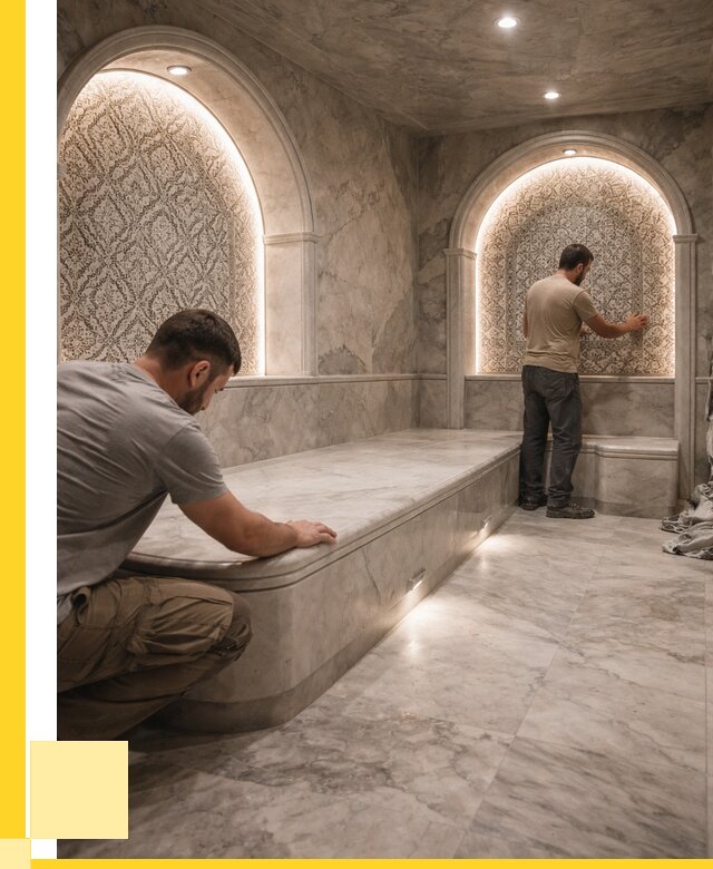 Турецкие бани под ключ в Первоуральске от 257325 р. | ЭриданПрв