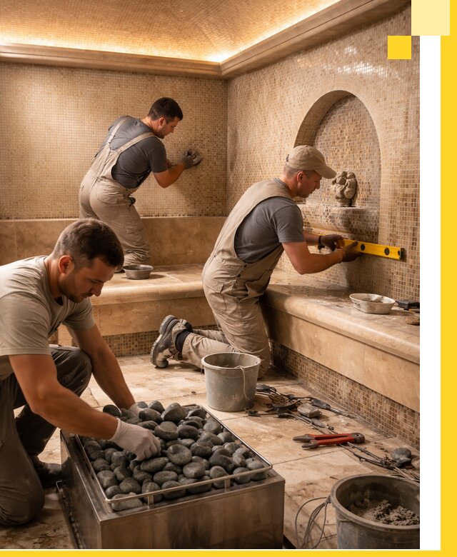 Проектирование и строительство хамама и сауны в Первоуральске